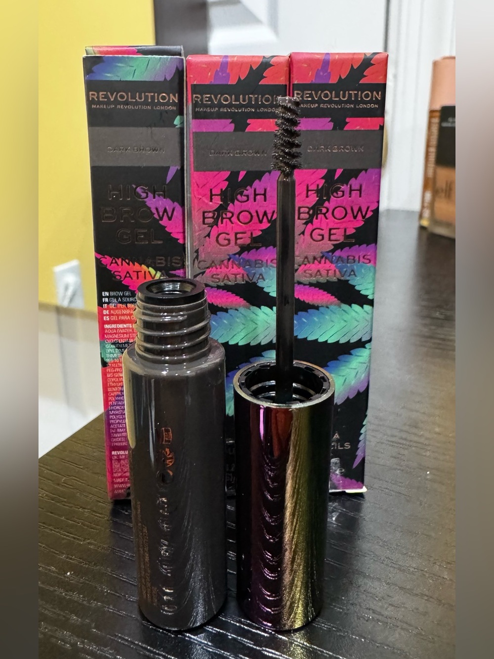 Revolution High Brow Gel — shade dark Brown bundle of 3 - BNIB discontinued rare